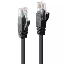 Network Cables | Lindy 7.5m CAT6 U/UTP Network Cable, Black | In Stock
