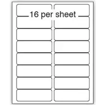 Labels | Purely Everyday A4 Matte Finish Labels 99.1x34mm 16 Per Sheet Box 100