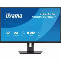 28" - 32" Monitors | iiyama ProLite 32” 4K VA panel with USBC connection (95W), KVM Switch