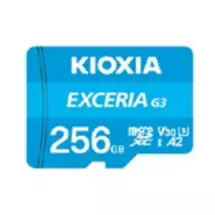 Memory Cards | Kioxia EXCERIA G3 256 GB MicroSDXC UHS-I Class 10 | Quzo UK