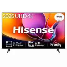 4K Ultra HD | Hisense 85" A6QTUK 4K Ultra HD Smart TV with Freely