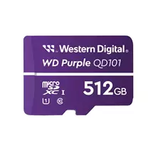 Memory Cards | Western Digital WD Purple SC QD101 512 GB MicroSDXC Class 10