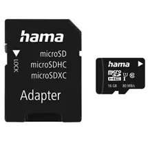 Memory Cards | Hama microSDHC 16GB UHS-I Class 10 | In Stock | Quzo UK