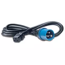 APC Power Cables | APC C19/IEC309 2.5m Black C19 coupler | In Stock | Quzo UK