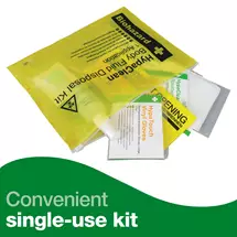 Top Brands | HypaClean Body Fluid Disposal Kit in A Wallet 1 Application - K418A