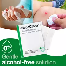 First Aid Room | HypaClean Sterile Moist Wipes Alcohol-Free (Pack 100) - D5201