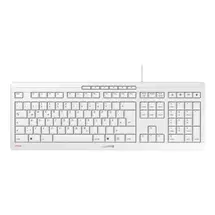 Mechanical Keyboard | CHERRY STREAM keyboard Office USB QWERTZ German White