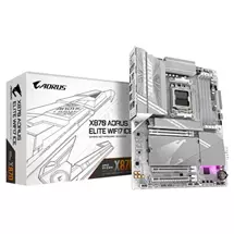 GIGABYTE X870 AORUS ELITE WIFI7 ICE Motherboard - Supports AMD Ryzen 9000 CPUs, 16+2+2 Phases Digital VRM, up to 8200MHz DDR5 (OC), 3xPCIe 5.0 + 1xPCIe 4.0, Wi-Fi 7, 2.5GbE LAN, USB 4