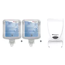 Hand Soap, Creams & Lotions | Deb Clear Foam Soap 1L X 2 With Free Dispenser - CLR1Lx2+WHB1LDS