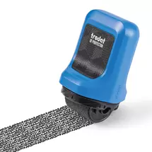Trodat | Trodat ID Protector Ink Roller, SkyBlue, Black Pad, Eng Packaging