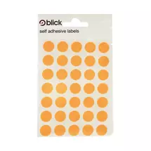Blick | Blick Labels Circles Fluorescent Orange 13mm 140 Labels x20 (Pack