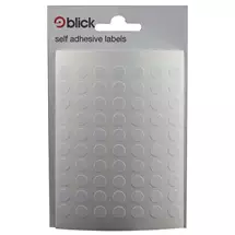 Blick | Blick Labels Circles White 8mm 490 Labels x20 (Pack 9800) - RS000853