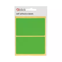 Blick | Blick Labels Fluorescent Green 50x80mm 8 Labels x20 (Pack 160)
