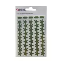 Blick | Blick Labels Metallic Stars Gold 14mm 135 Stickers x20 (Pack 2700)