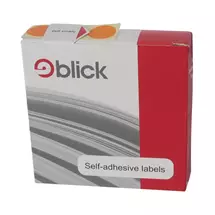 Blick | Blick Labels Dispenser Pack Circles Orange 19mm (Pack 1280 Labels)
