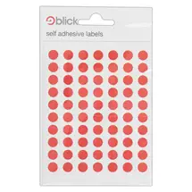 New Arrivals &amp; Just In | Blick Labels Circles Red 8mm 490 Labels x20 (Pack 9800) - RS003250