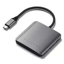 New Arrivals &amp; Just In | Satechi ST-H4CPDM interface hub USB Type-C 10000 Mbit/s Grey
