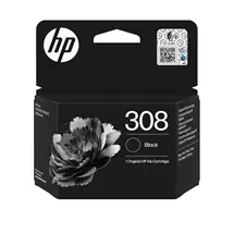 HP Ink Cartridges | HP 308 Black Original Ink Cartridge | Quzo UK