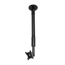 Screen Mounts | BTech Flat Screen Ceiling / Desk Mount with Tilt & Swivel (VESA 100)