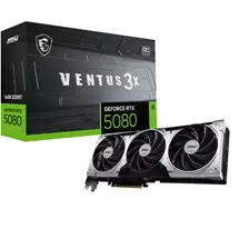 MSI  | MSI VENTUS GEFORCE RTX 5080 16G 3X OC PLUS graphics card NVIDIA 16 GB