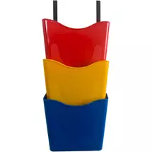 Literature Displays | Deflecto A4 Portrait Antimicrobial Wall Pocket Literature File with