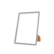 Picture Frames | Deflecto A5 Lightweight Wallmounted Picture/Certificate Frame Silver