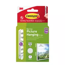New Arrivals &amp; Just In | 3M Command Narrow Picture Hanging Strips White (Pack 4) 17207