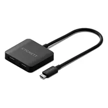 Cygnett | Cygnett CY5391CYHUB interface hub USB Type-C Black
