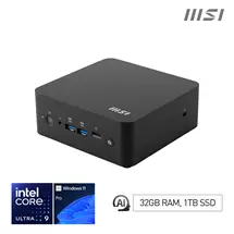 Desktop PCs | MSI Cubi NUC AI+ 2MG Intel Core Ultra 9 288V, Desktop PC, NUC, SFF,