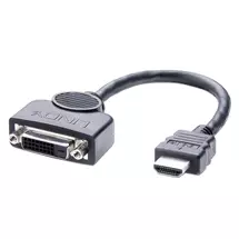 Lindy | Lindy DVI-D Female to HDMI Male Adapter Cable, 0.2m