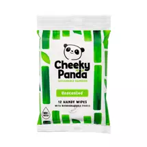 Hand Soap, Creams & Lotions | Cheeky Panda Sustainable Biodegradable Bamboo Handy Wipes 12 Wipes Per