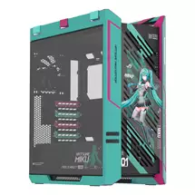 Tempered Glass PC Case | ASUS ROG Strix Helios II Hatsune Miku Edition Midi Tower Multicolour