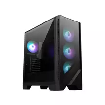MSI  | MSI MAG Forge 320R AIRFLOW Micro Tower Black, Transparent
