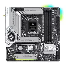 Intel B760 Motherboards | Asrock B760M Steel Legend WiFi Intel B760 LGA 1700 micro ATX