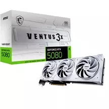 GeForce RTX 5080 | MSI VENTUS GEFORCE RTX 5080 16G 3X OC WHITE graphics card NVIDIA 16 GB