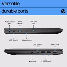 Intel N | HP Fortis Flip G1i Chromebook Intel® N N150 29.5 cm (11.6")