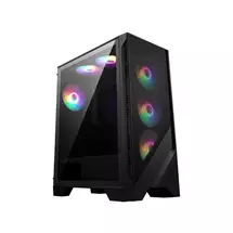 MSI PC Cases | MSI MAG Forge 120A AIRFLOW Midi Tower Black, Transparent