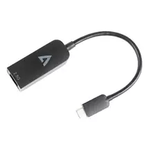 V7 | V7 2.5G Ethernet Adapter USB-C Male to RJ45 Female Black