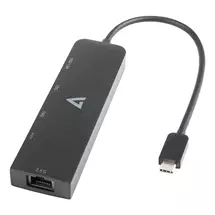Interface Hubs | V7 2.5G Ethernet Adapter USBC Male to USB A Female x 2, USBC Female