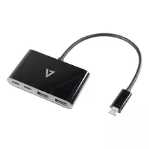 Interface Hubs | V7 USBC Male to 2 x USB A Female, 2 x USBC Female Hub USB 3.2 Gen1