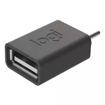 Top Brands | Logitech Logi Adapter USB- C to A | In Stock | Quzo UK