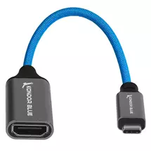 Kondor Blue | Kondor Blue KB-USBC-HDMIF interface hub USB Type-C Blue, Black