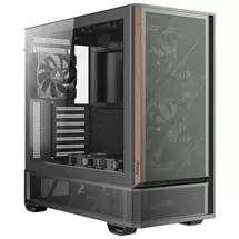 Antec P30 Air Mid-Tower ATX Gaming Case, High-Airflow Mesh Front, Support for 360 mm Radiator, Tempered Glass Side Panel, USB-C amp; Five Pre-Installed Fans