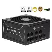 PSU | MSI MAG A650GLS PCIE5 power supply unit 650 W 24-pin ATX ATX Black