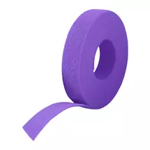 Cable Ties | Cablenet 25m Reel x 16mm Velcro One Wrap Continuous Tape Purple