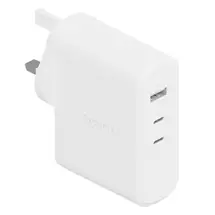 Mobile Device Chargers | Cygnett Power Plus 24W 4 USB-A Multiport Wall Charger, White