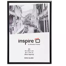 Hampton Frames | Photo Album Co Certificate/Photo Frame A4 Aluminium Frame Plastic