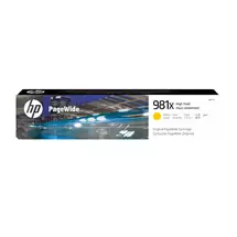 HP Ink Cartridges | HP 981X High Yield Yellow Original PageWide Cartridge