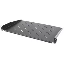 Ic Intracom | Intellinet 19" Cantilever Shelf, 1U, Shelf Depth 350mm, Vented, Max