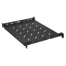 Ic Intracom | Intellinet 19" Fixed Shelf (adjustable), 1U, 350mm shelf depth, 350 to